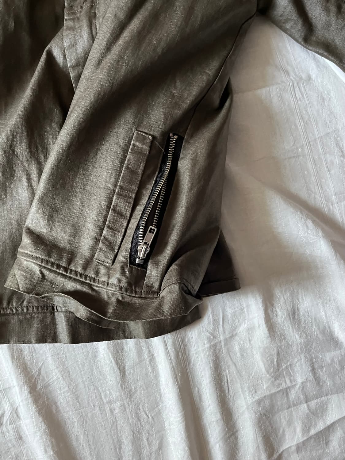 Asymmetrical High-Neck Coated Jacket 상품이미지8