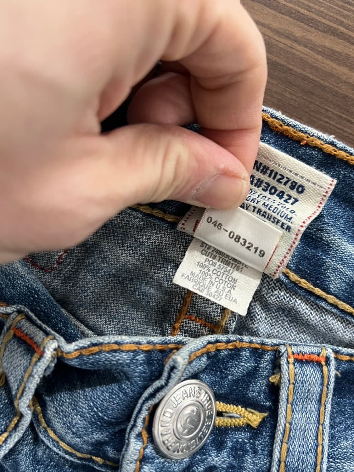 트루릴리전 레인보우 조이 부츠컷 나팔핏 데님 팬츠 상품이미지8