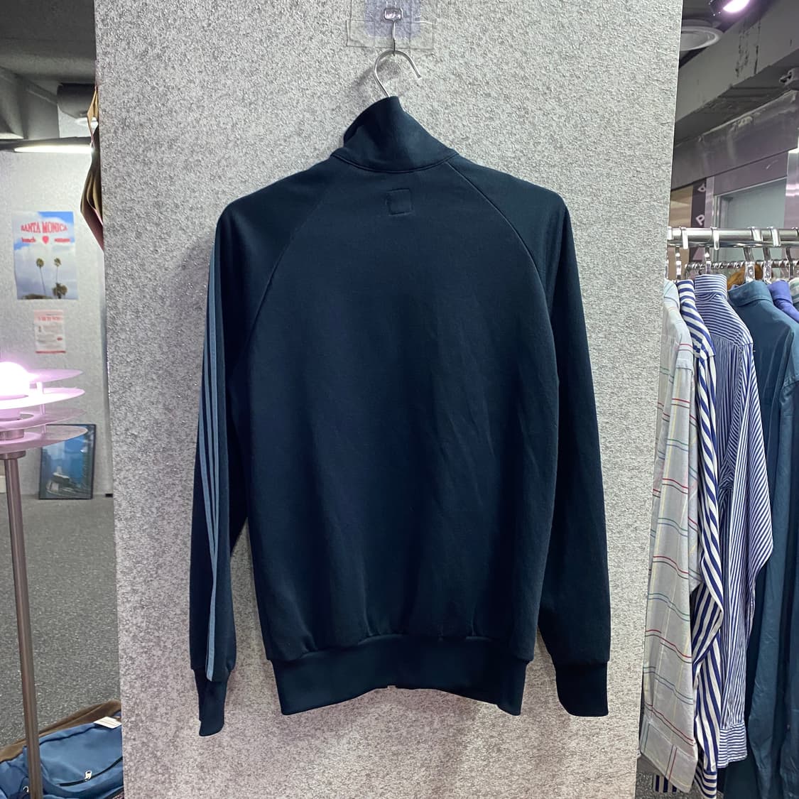 아디다스 y2k 빈티지 라이트블루 실크 트랙탑 져지 B4620  상품이미지5