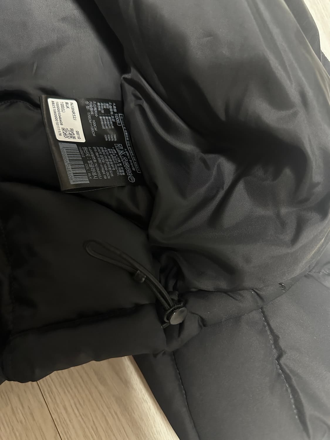 [L size] 노스페이스 웨이브 온볼 경량패딩_블랙 상품이미지5