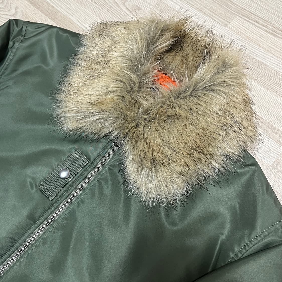 앤더슨벨 퍼 카라 MA-1 봄버자켓 상품이미지2