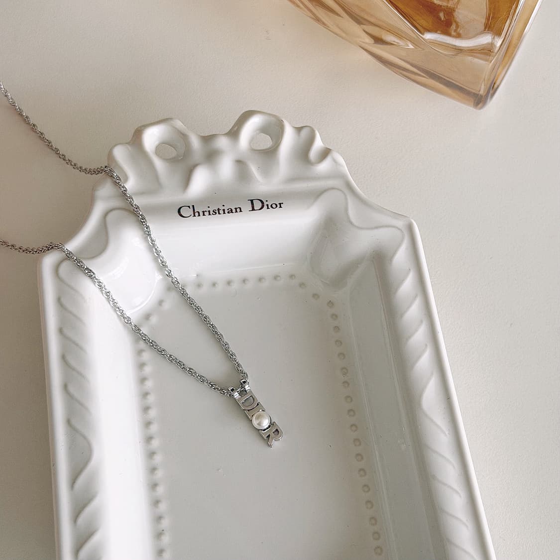 빈티지 디올 진주 목걸이 상품이미지4