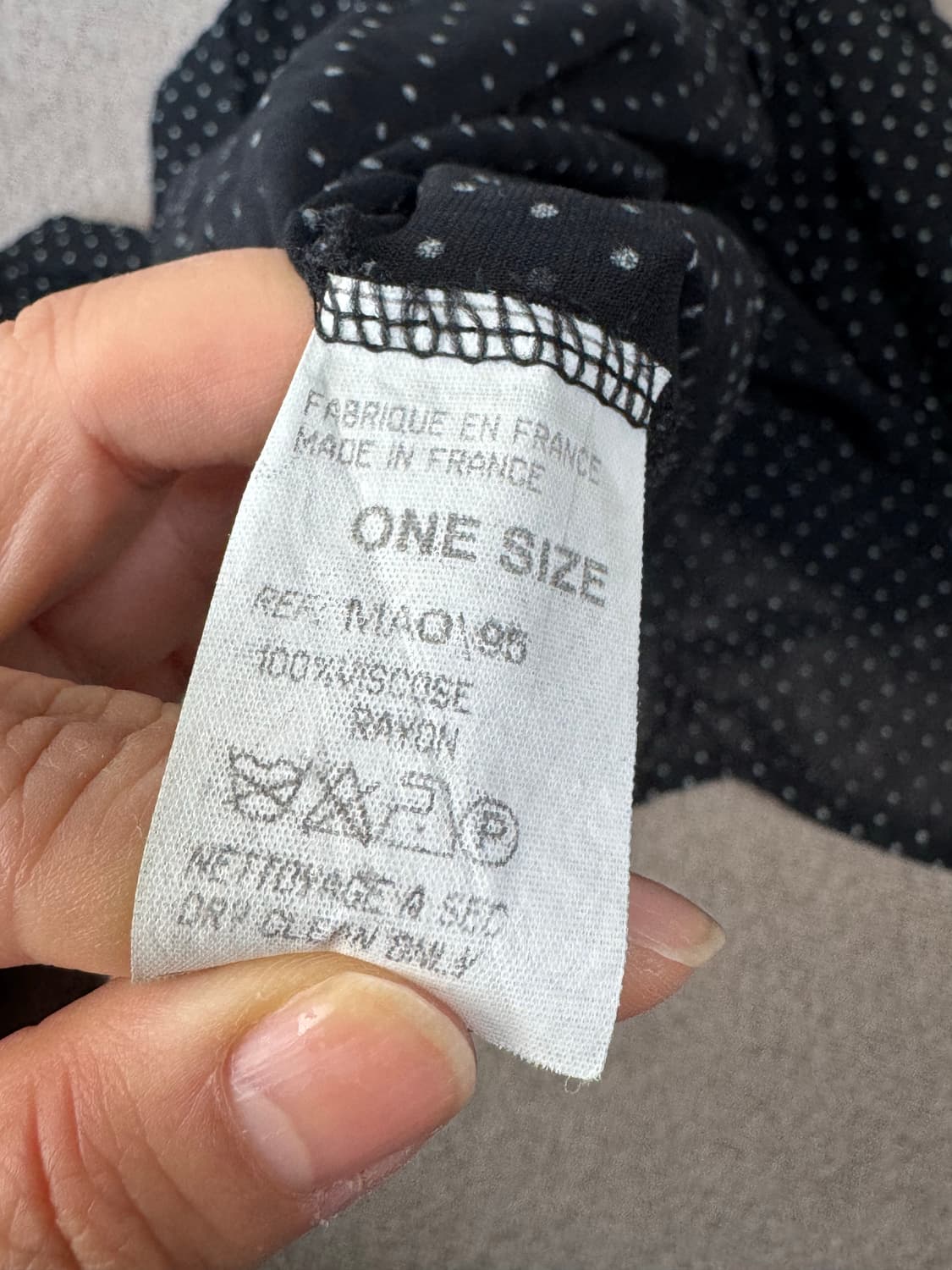 프랑스 비스코스 도트무늬 시어 셔츠 상품이미지7