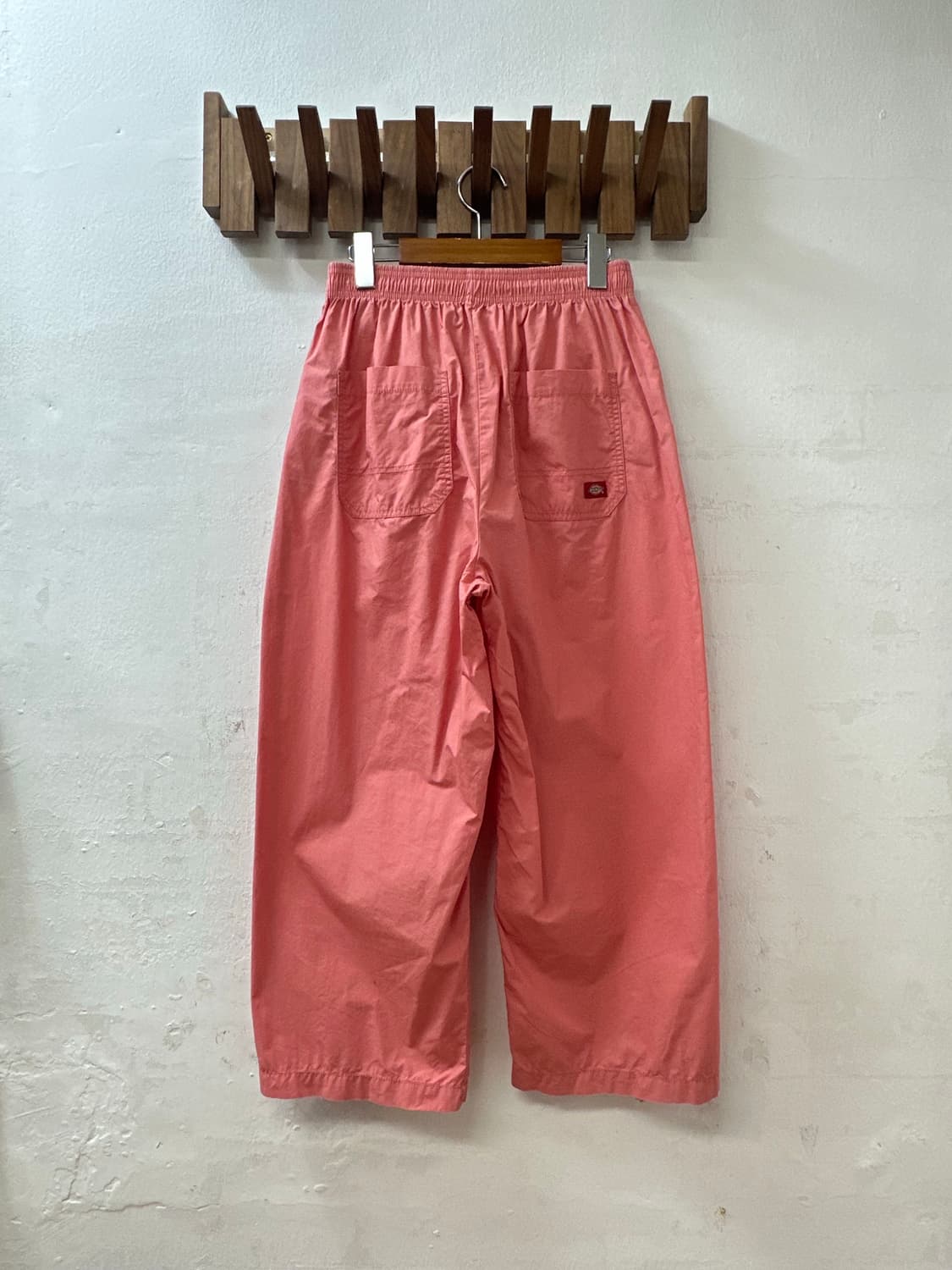 Dickies 디키즈 코랄 핑크 밴딩 와이드 팬츠  상품이미지1