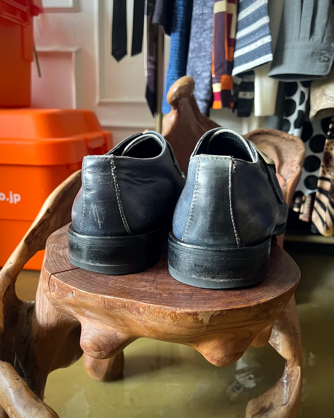 Male & Co Blue Aging Cow Leather Loafer  상품이미지8