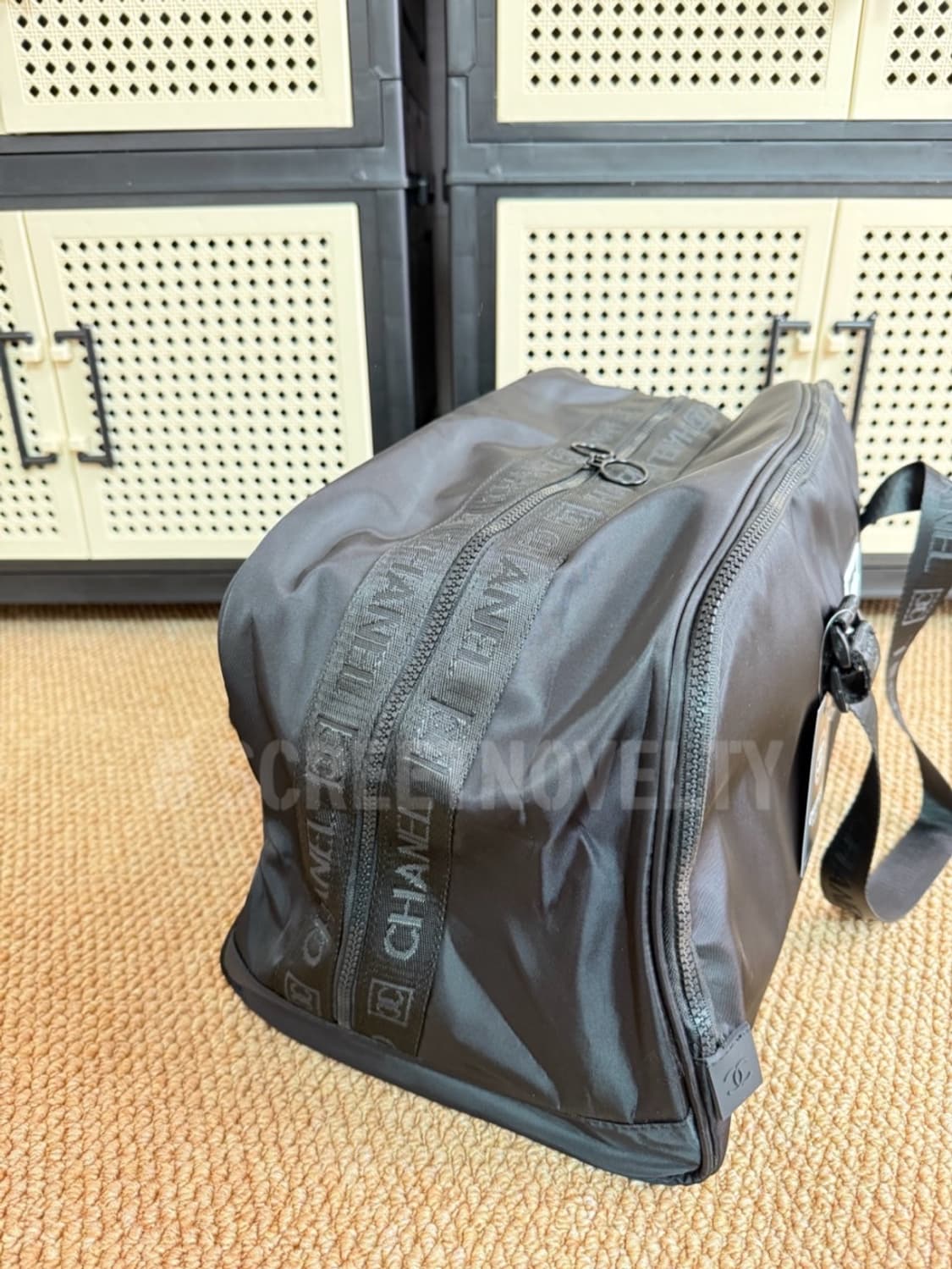 샤넬뷰티 보스턴백 여행가방 블랙 무료배송 상품이미지4