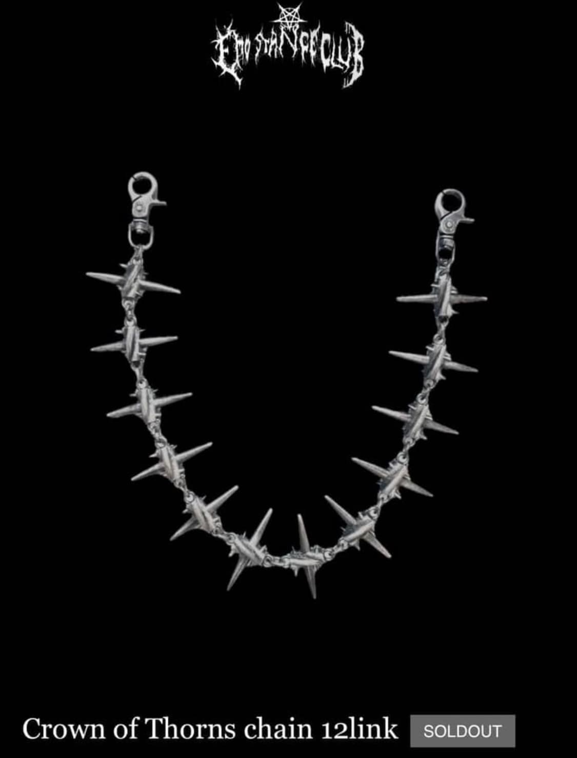 에모스탠스클럽 Crown of Thorns chain 12link 상품이미지1