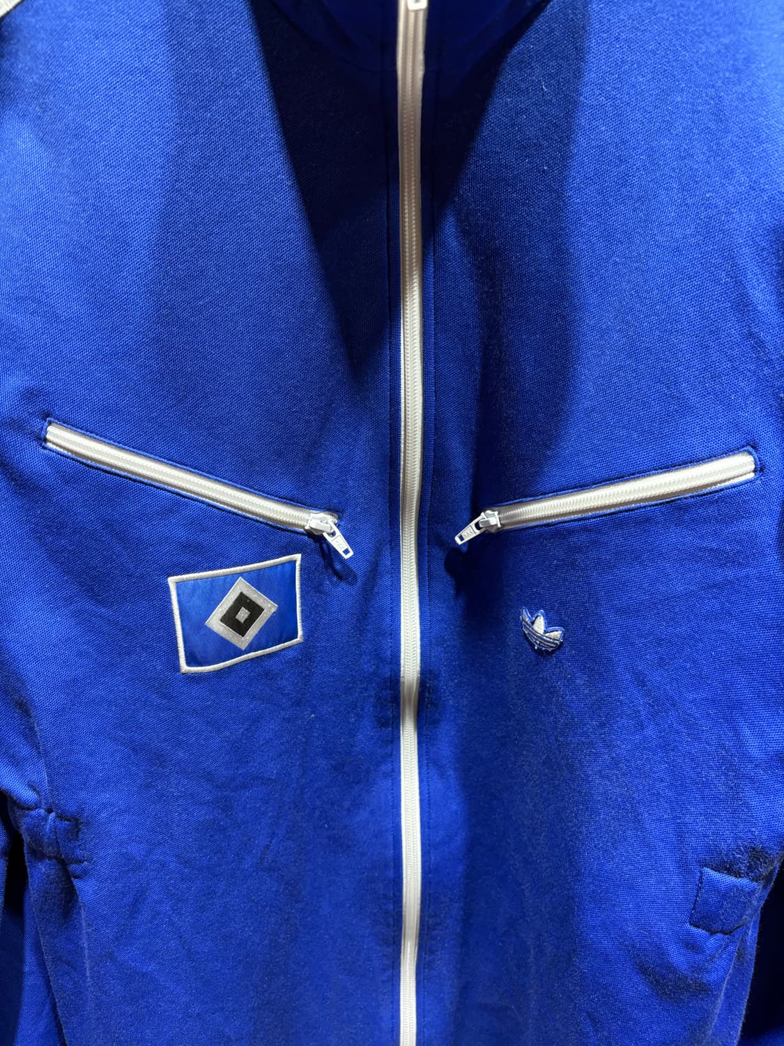 XL 아디다스 사선 투포켓 딥블루 트랙탑 상품이미지4