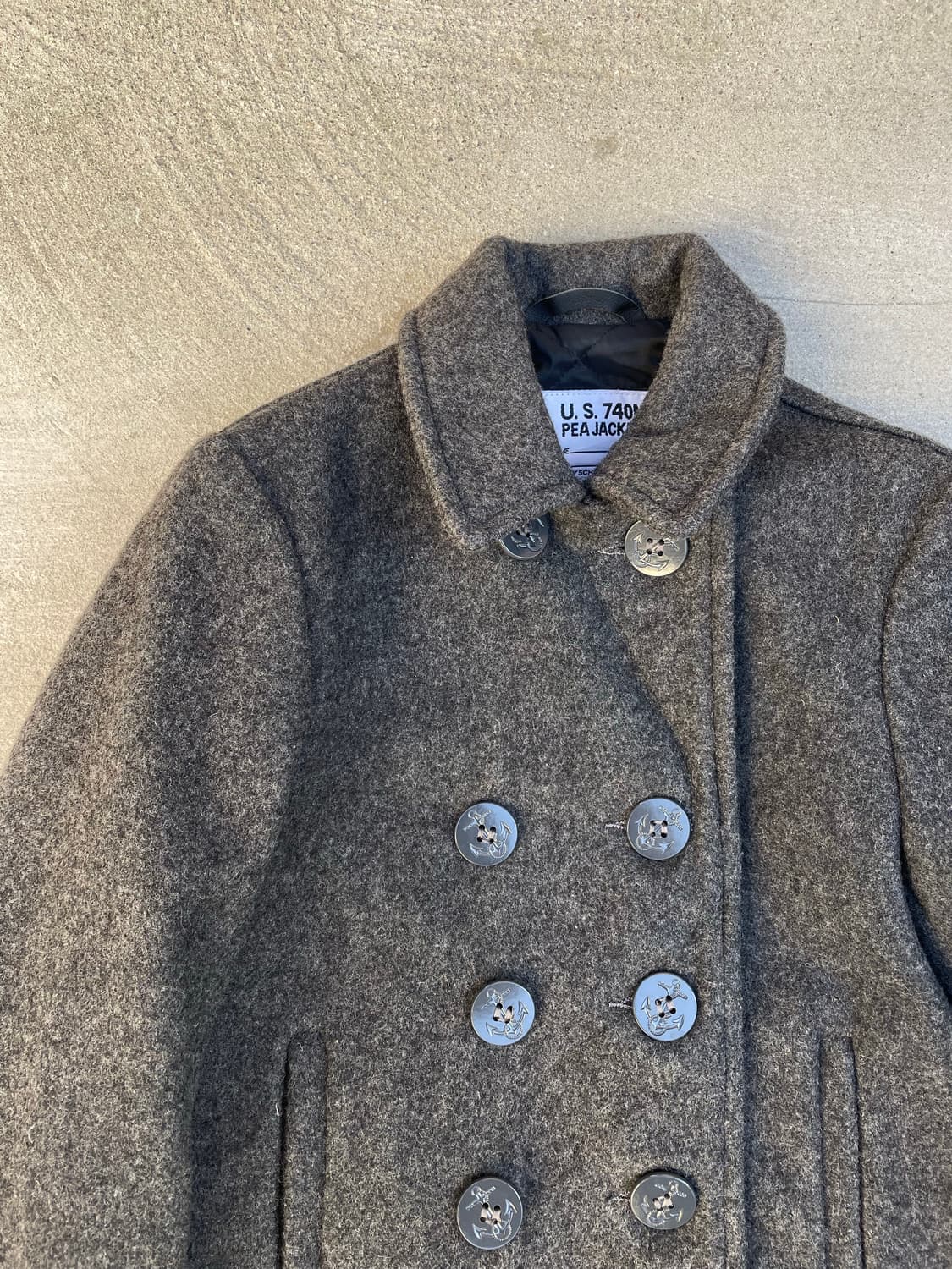 쇼트 740N 피코트 그레이 s 상품이미지3