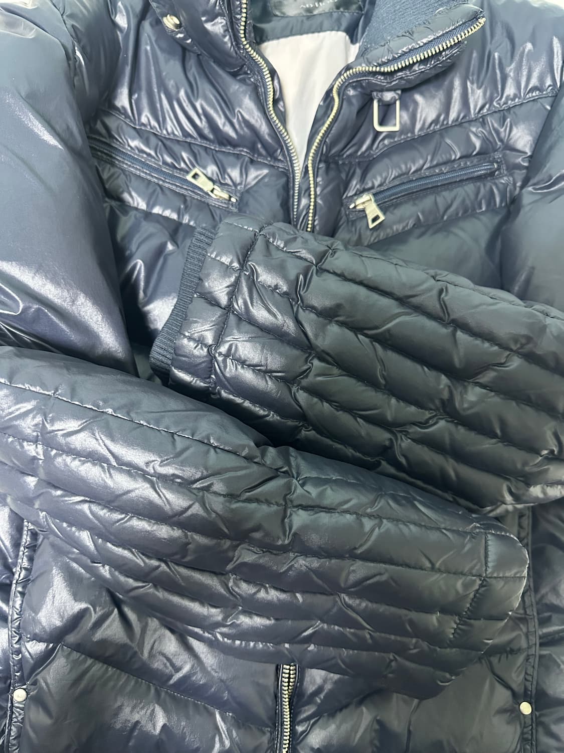 AD HOC 네이비 패딩 판매 상품이미지5