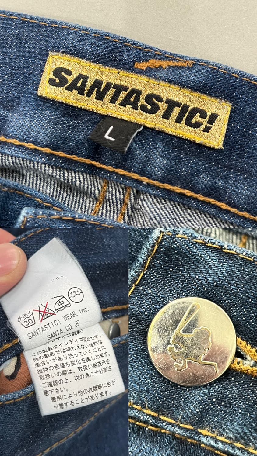 SANTASTIC!  logo denim pants  상품이미지7