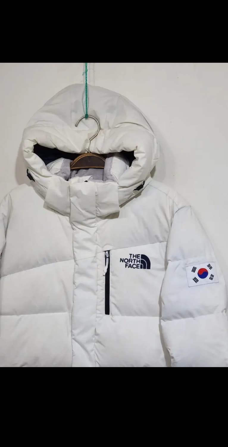 (M) 노스페이스 다운자켓 화이트 평창올림픽 패딩점퍼 태극기  상품이미지2