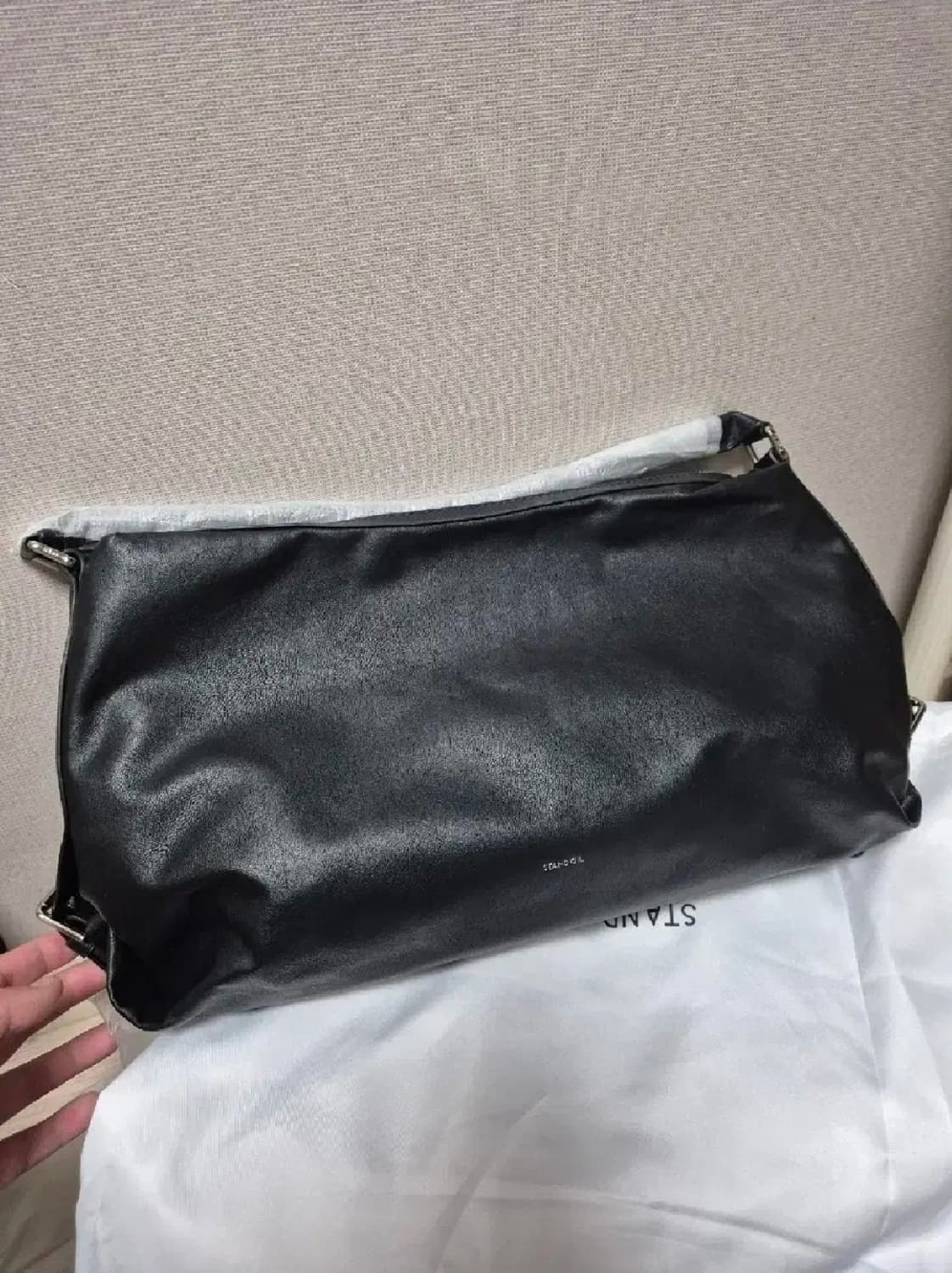 STAND OIL 스탠드오일 머쉬백 블랙 새상품 상품이미지7