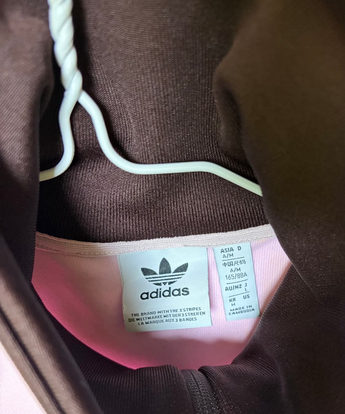 아디다스 베켄바우어 트랙탑 핑크:브라운 M / JX2804 상품이미지4