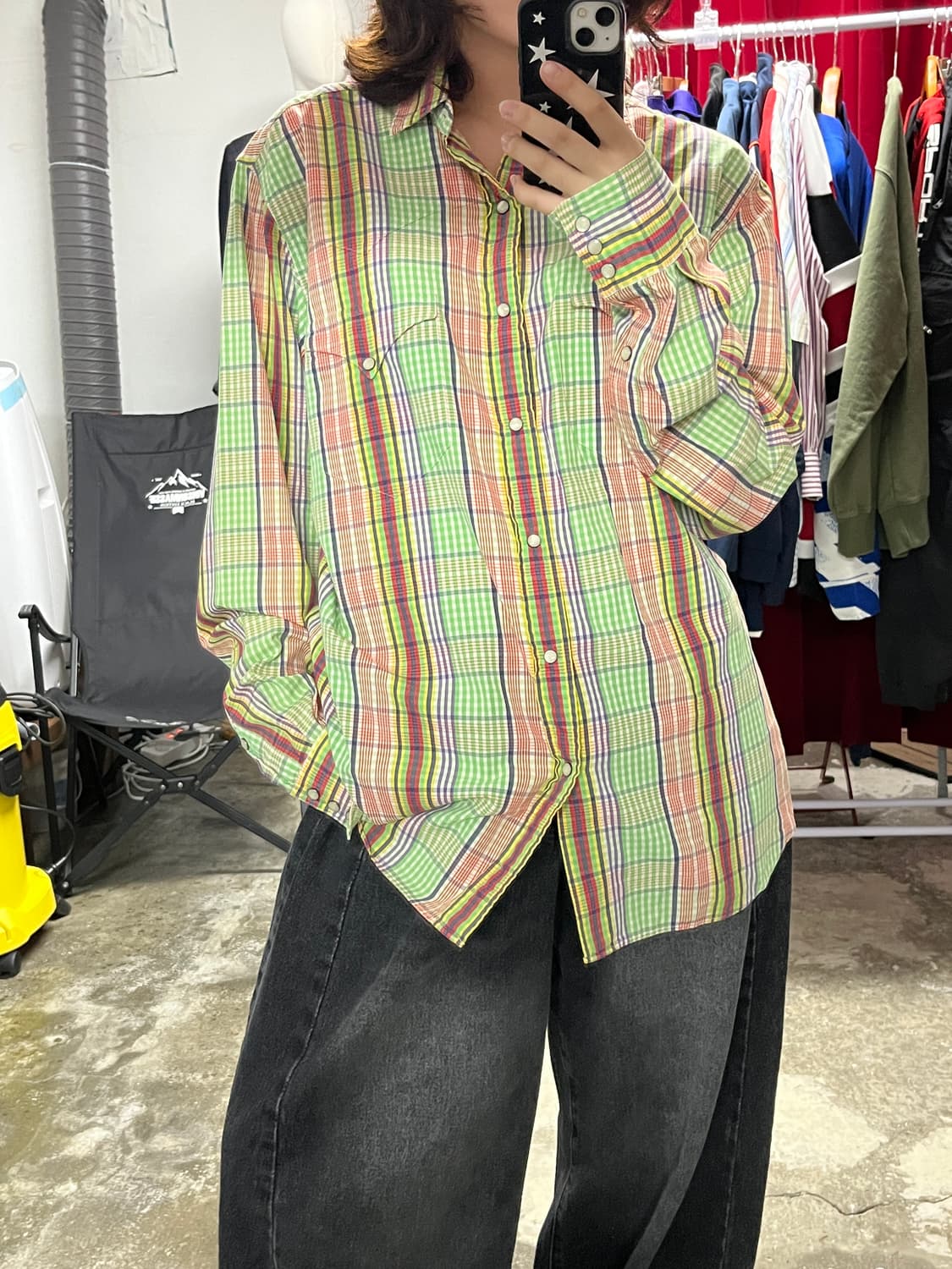 Polo 폴로 랄프로렌 멀티컬러 웨스턴 셔츠 L~ 상품이미지3