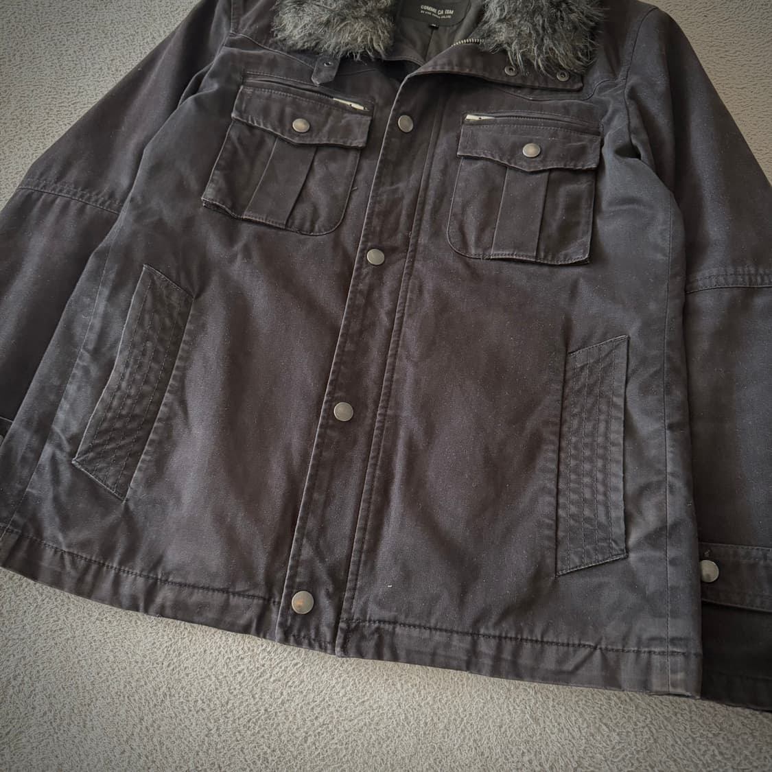 Comme ca ism fur jacket 상품이미지3