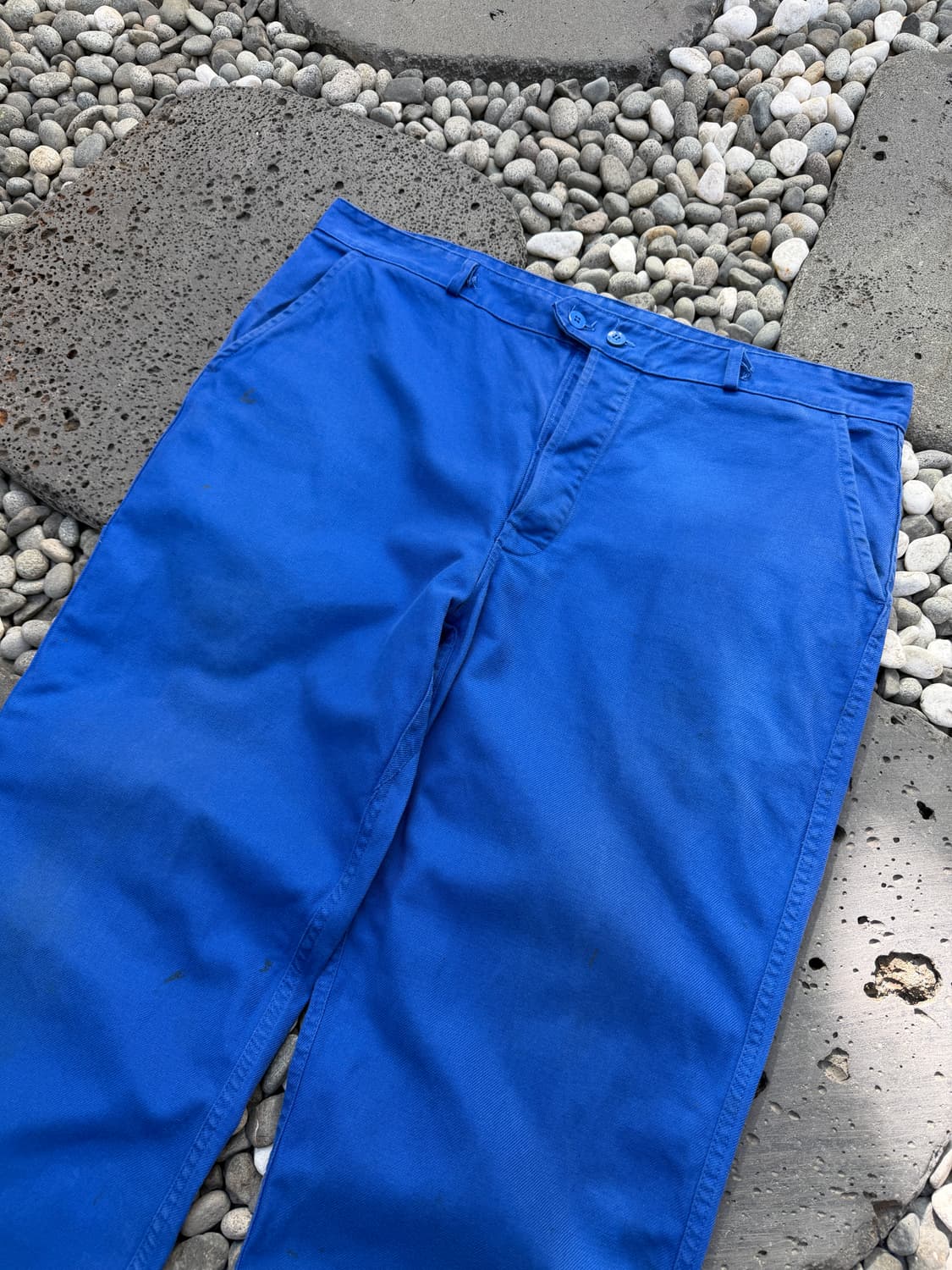 1990s DISTRESSED Oil-Stained 빈티지 프렌치워크팬츠 상품이미지5
