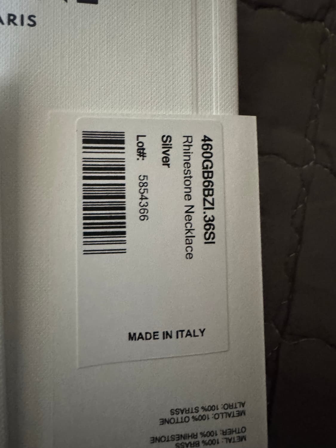 25/6 셀린느 트리오페 크리스탈 목걸이 상품이미지6