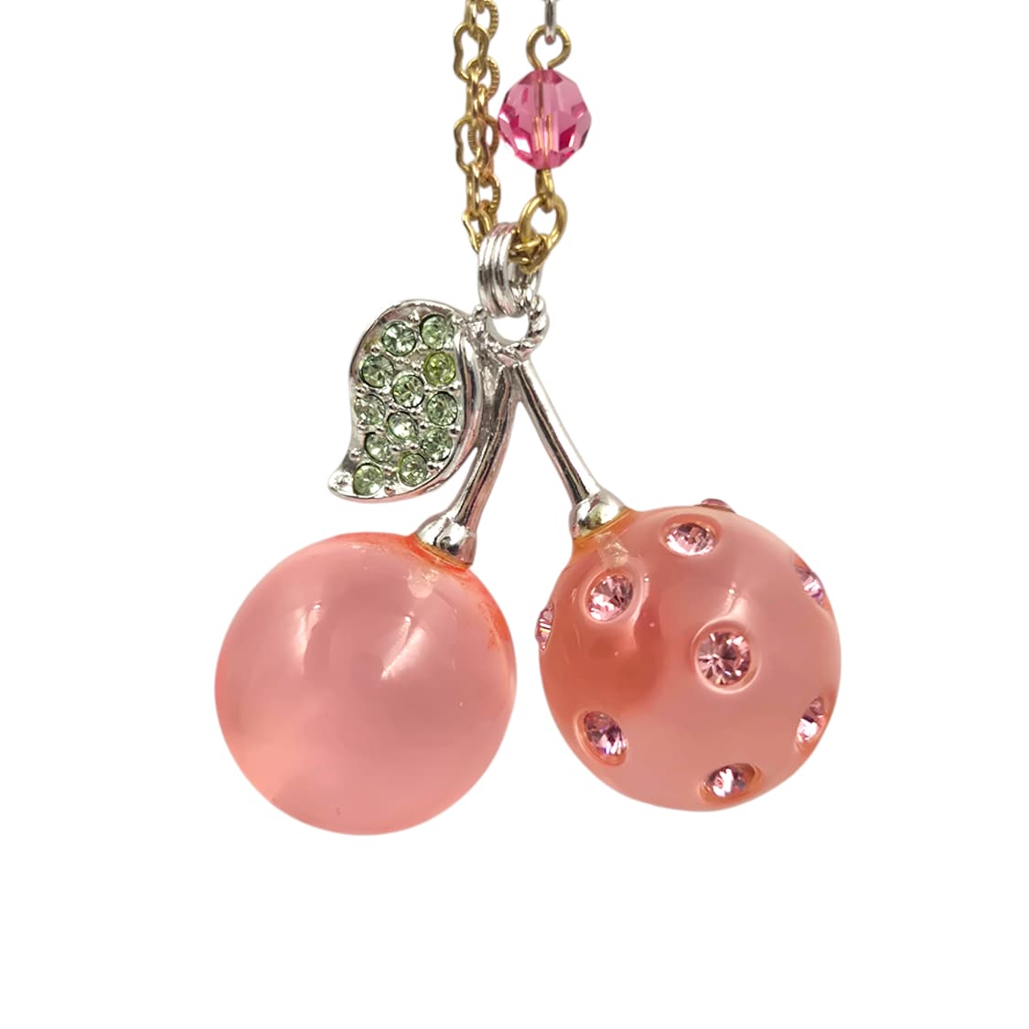 05s 레어 안나수이 빅 체리 큐빅 목걸이 상품이미지6