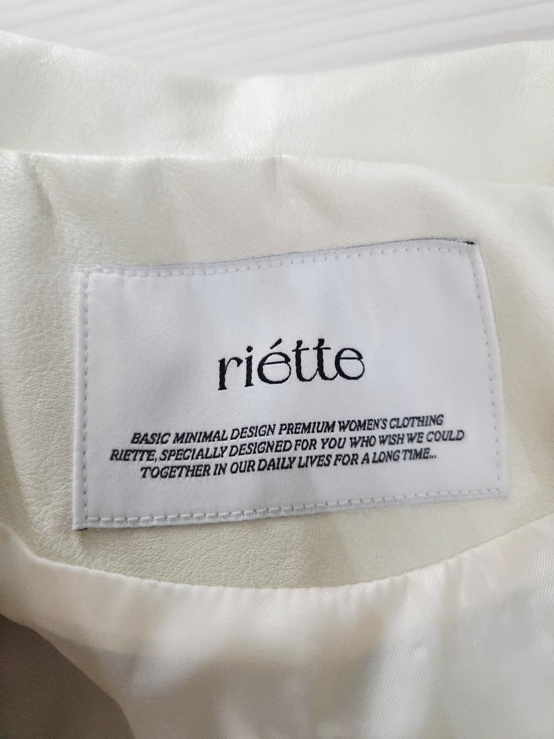 riette 리에뜨 크롭 레더 블루종 자켓 상품이미지7