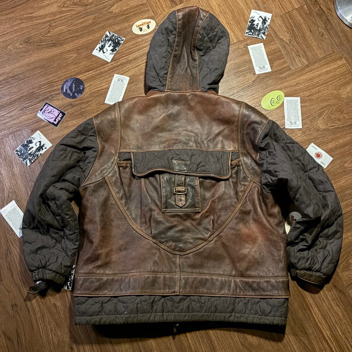 WILD CATS BACKPACK LEATHER JACKET 상품이미지1