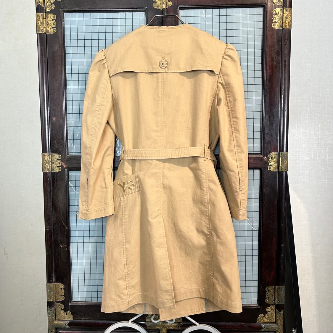 요지야마모토 Y3 퍼프슬리브 코튼 트렌치 코트 상품이미지4