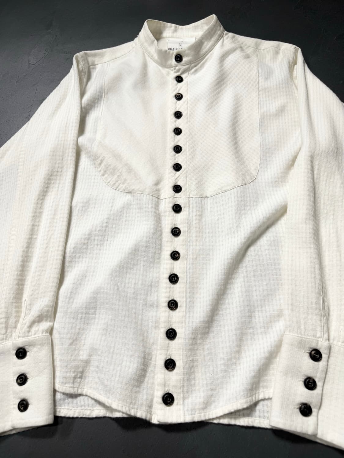 John Alexander Skleton Band Collar Shirt 상품이미지3