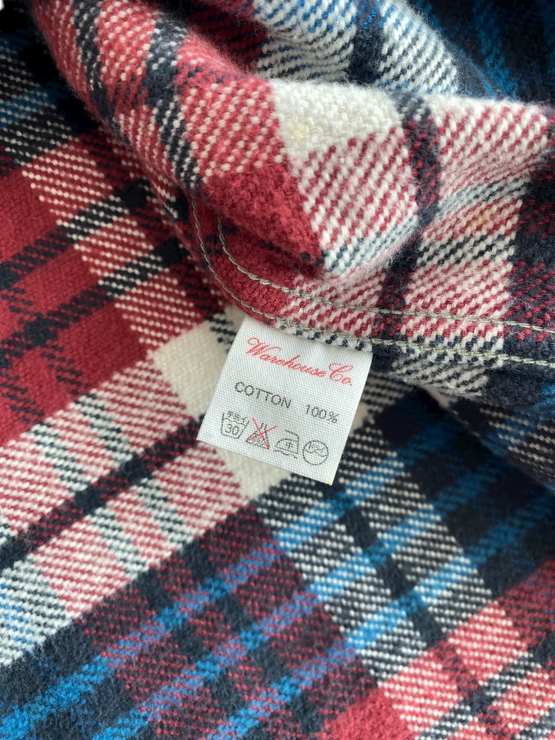 웨어하우스 헤비 플란넬 워크 셔츠 상품이미지8