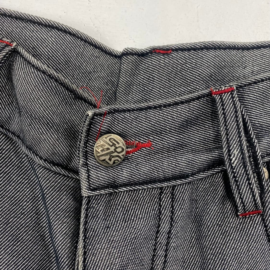SOHK 올드스쿨 빈티지 자수 카펜터 실버 데님 진 (32) 상품이미지5