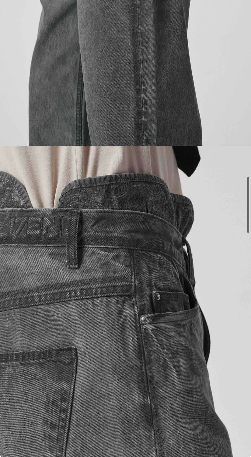 M 014 JACQUARD DYED JEANS  상품이미지3