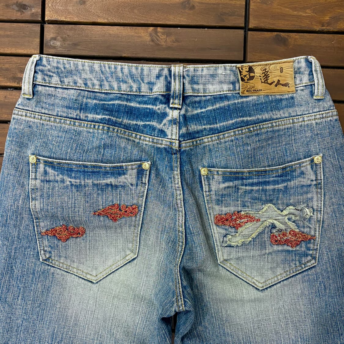 빅트레인 자수 데님 팬츠 (34) 상품이미지2