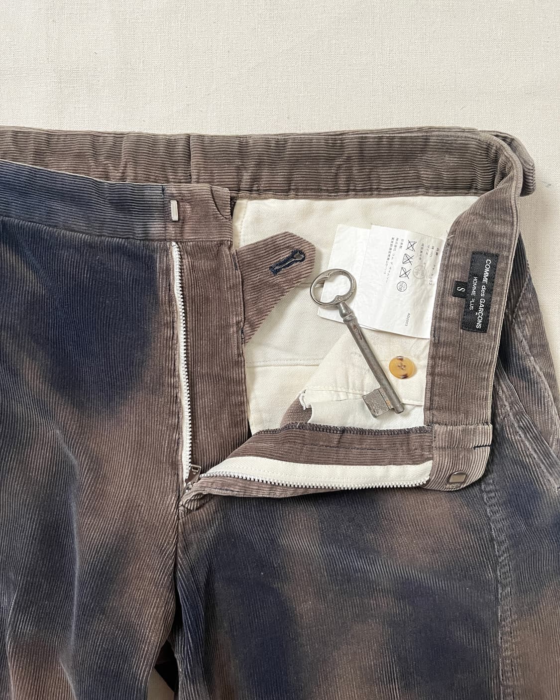 꼼데가르송 옴므플러스 03aw 커브기 코듀로이 오버다잉 팬츠 상품이미지7