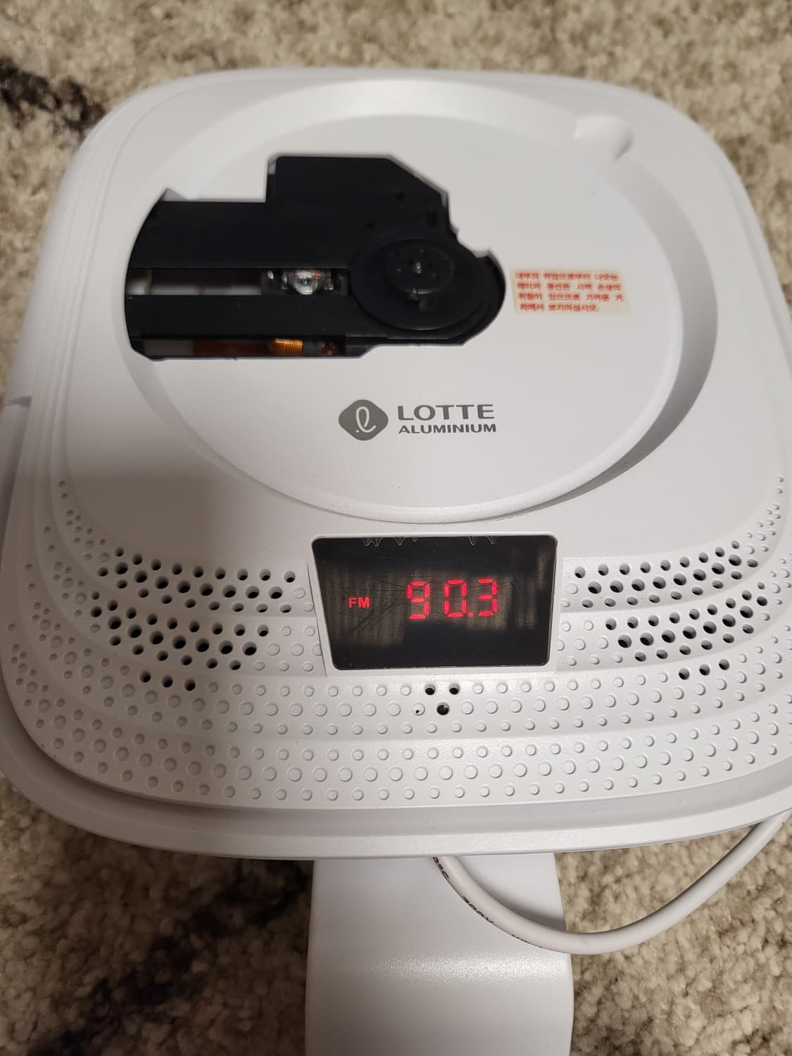 롯데 CD플레이어  판매합니다  상품이미지9