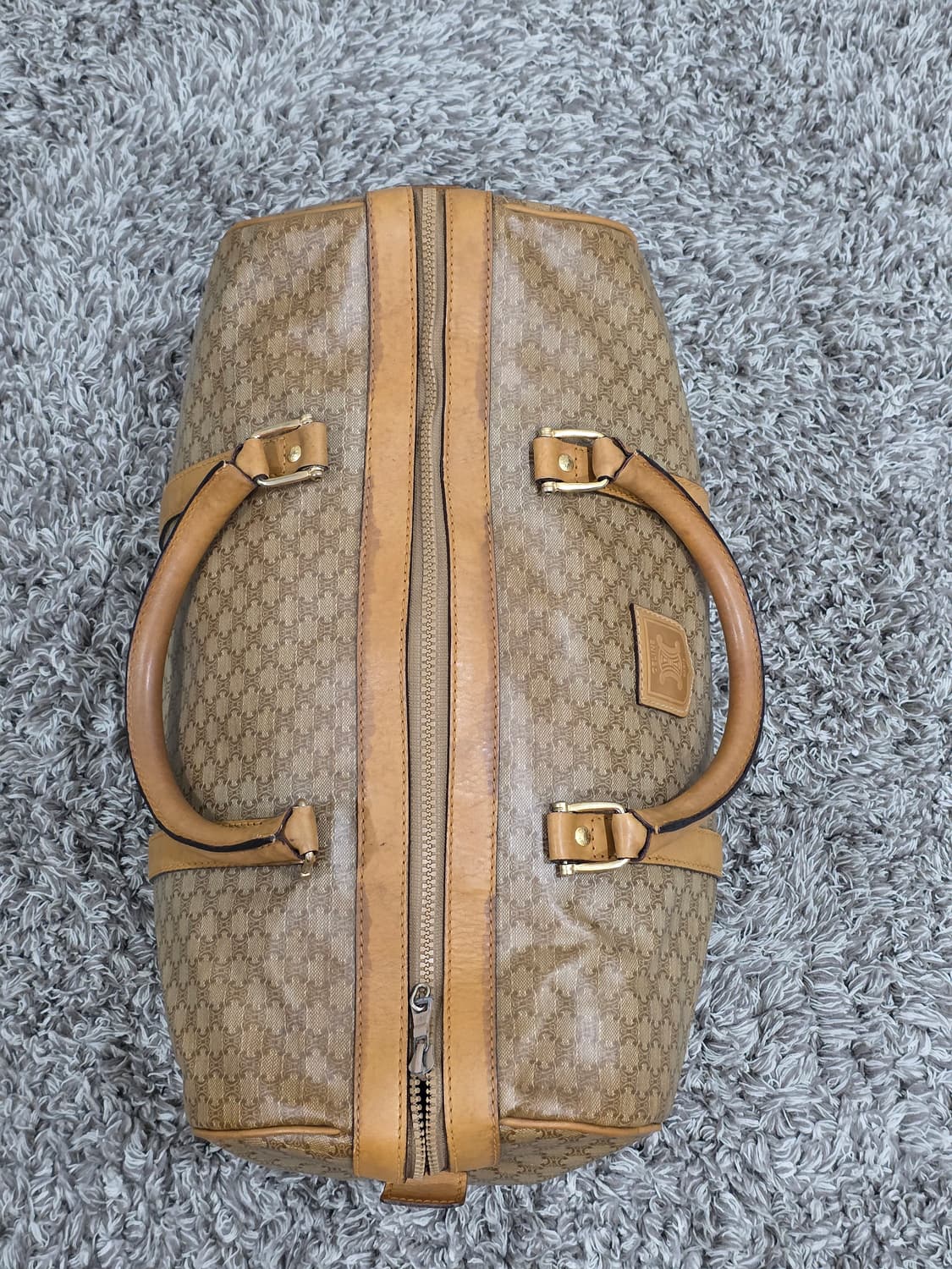 셀린느 CELINE 빈티지 트리오페 마카담 보스턴백 40 상품이미지7