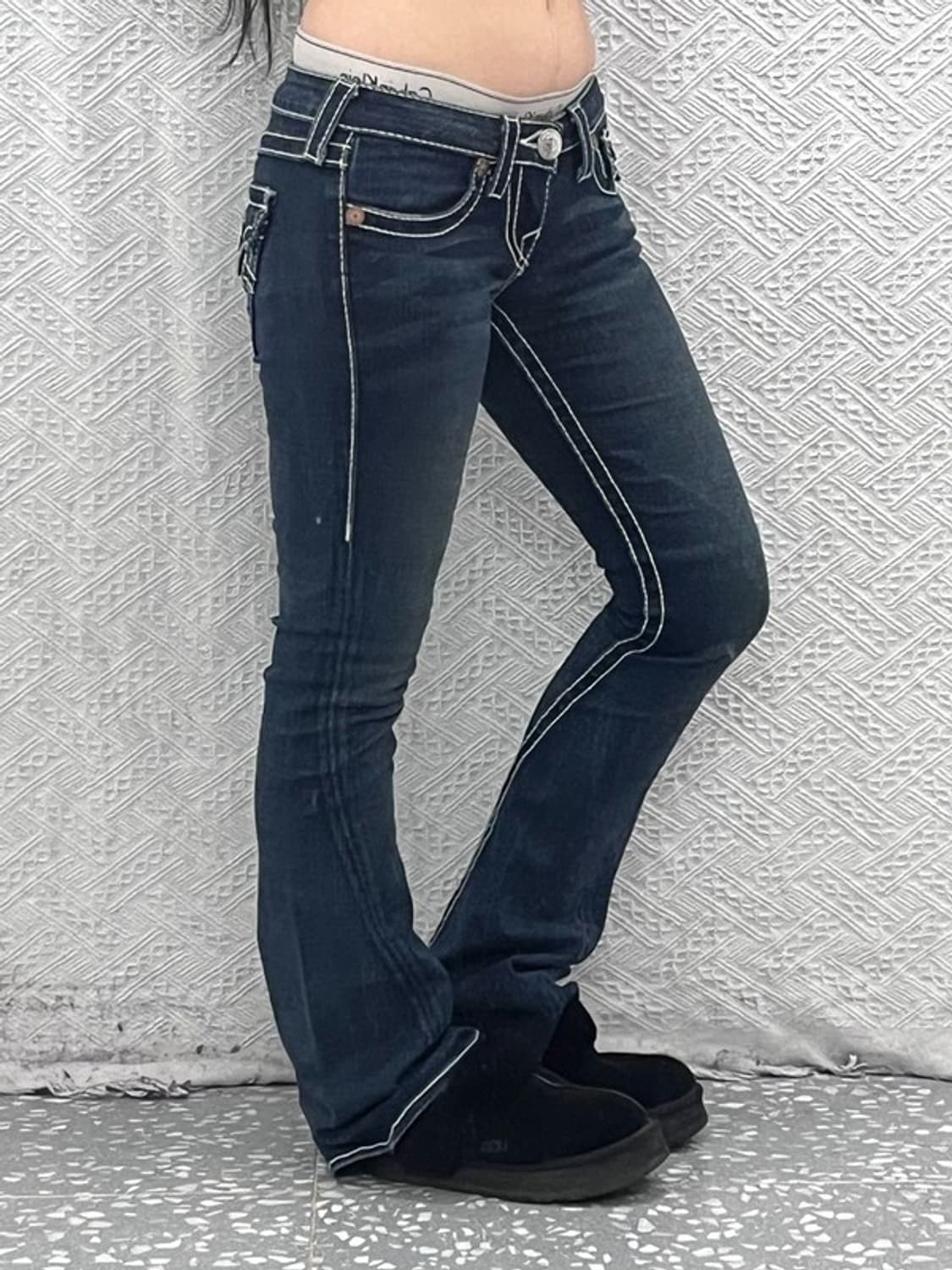 트루릴리전 조이빅티 올드스쿨 레트로 부츠컷 데님팬츠 25인치 C09027 상품이미지1