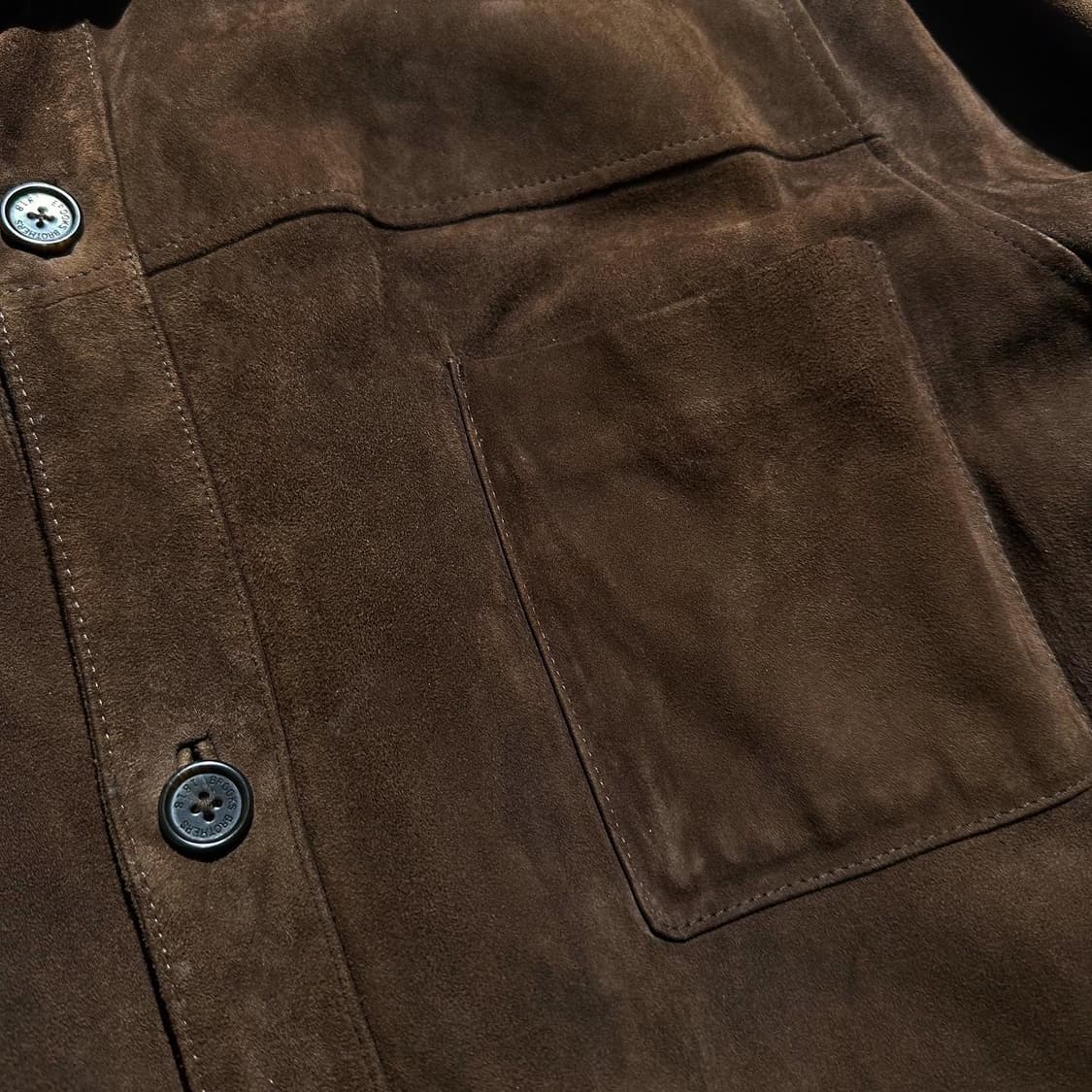 브룩스 브라더스 스웨이드 레더 셔츠 자켓 상품이미지4