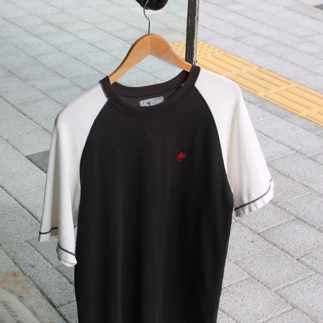 (착용컷) KENZO JEANS 자수 반팔 티셔츠 (남성용 100) 상품이미지1
