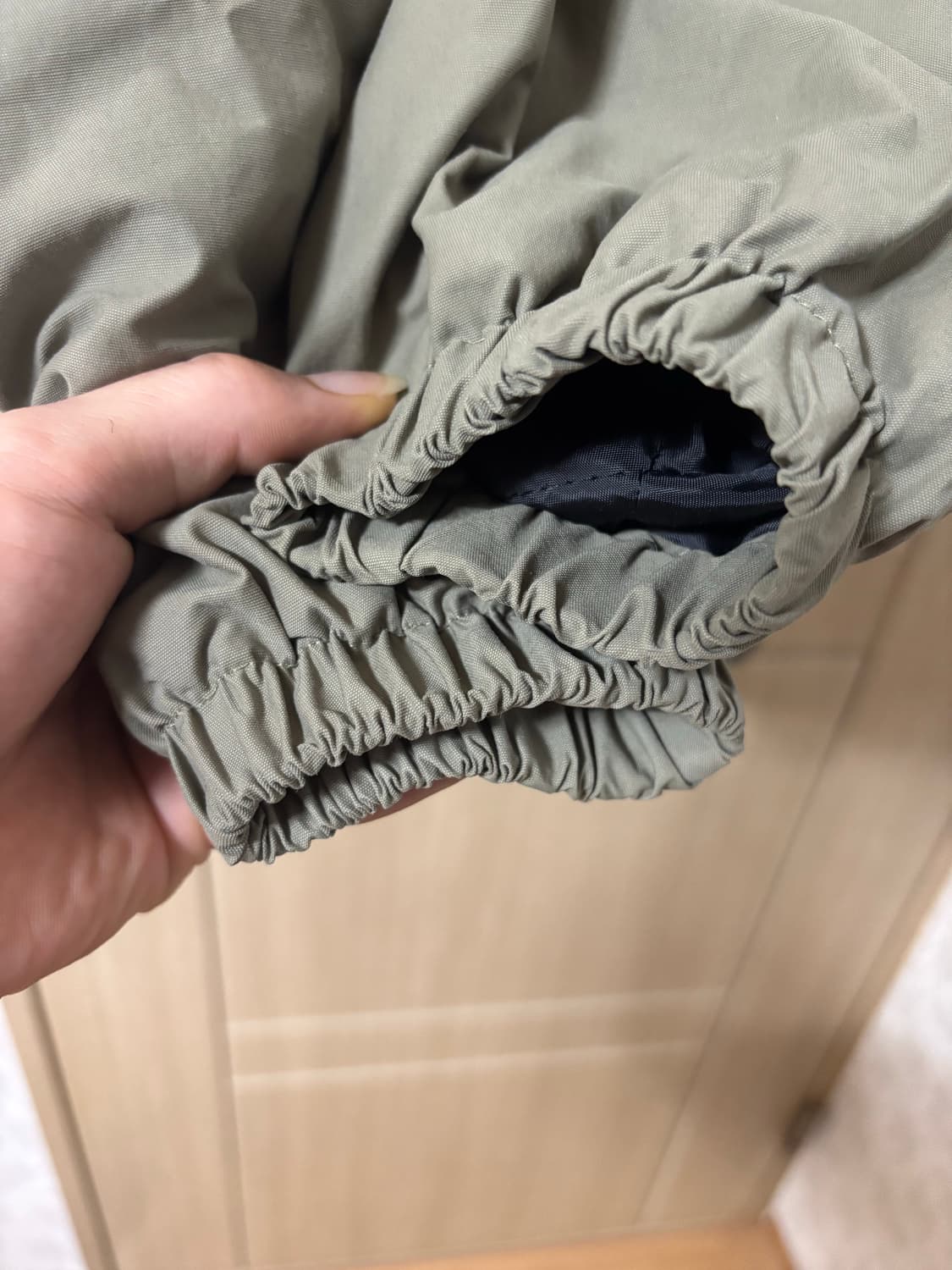 ETHOS 에토스 스탠드넥 카키색 점퍼 상품이미지7