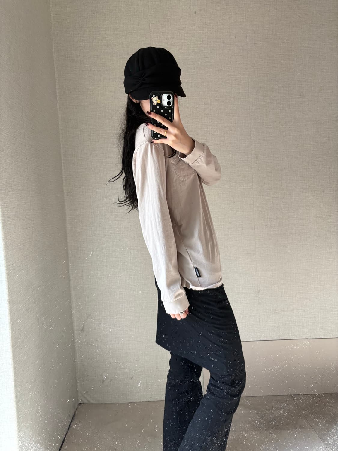 버카루 아이보리 포켓 롱슬리브 상품이미지5