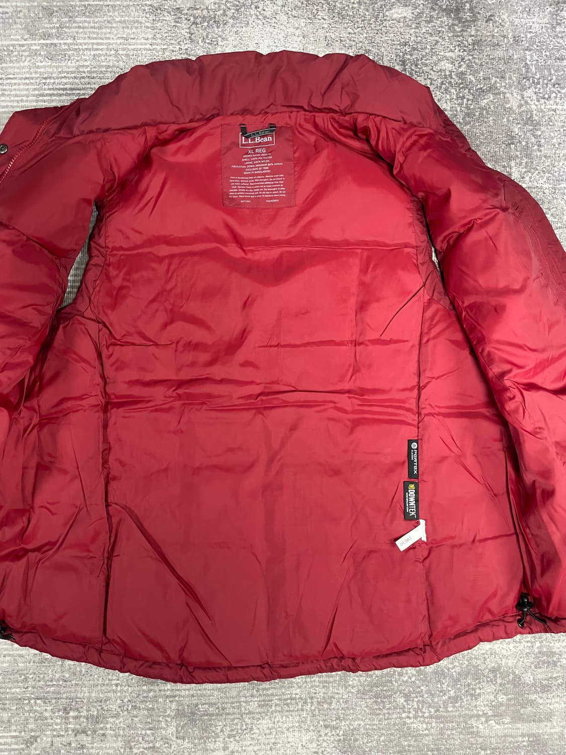 vtg  L.L.Bean 바둑판 퀼팅 다운베스트 상품이미지7