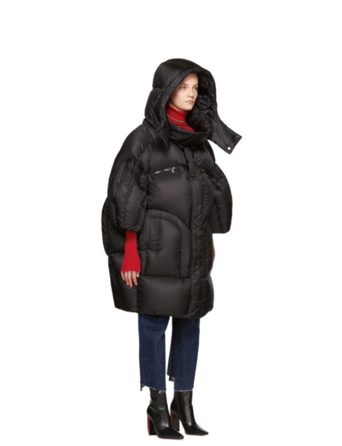 첸펭 Chen Peng 오버사이즈 롱 다운 코트 여성 상품이미지7