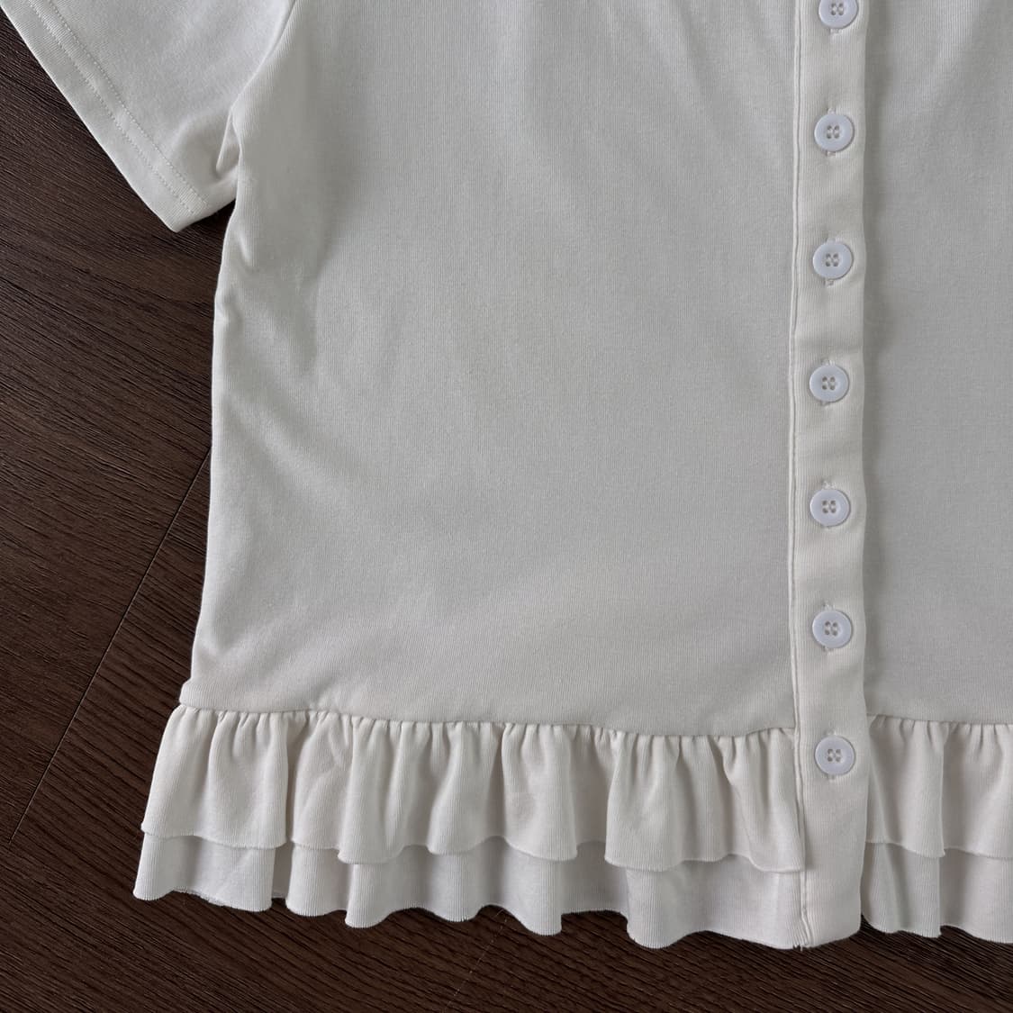 Ruffle T-shirt 상품이미지3