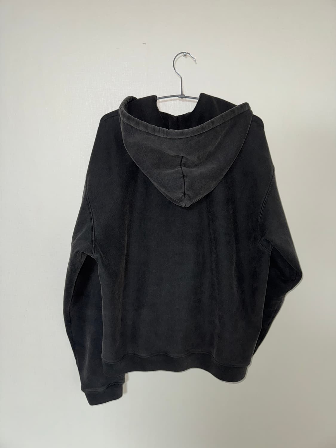 스투시 패이디드 후드집업 워시드블랙 상품이미지4