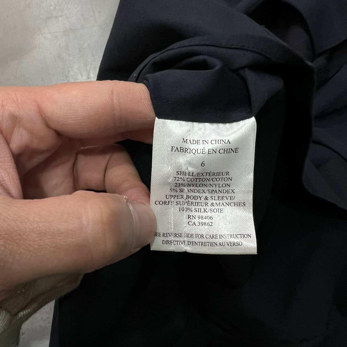  띠어리 히든버튼 배색 하프 원피스 y16092 상품이미지8