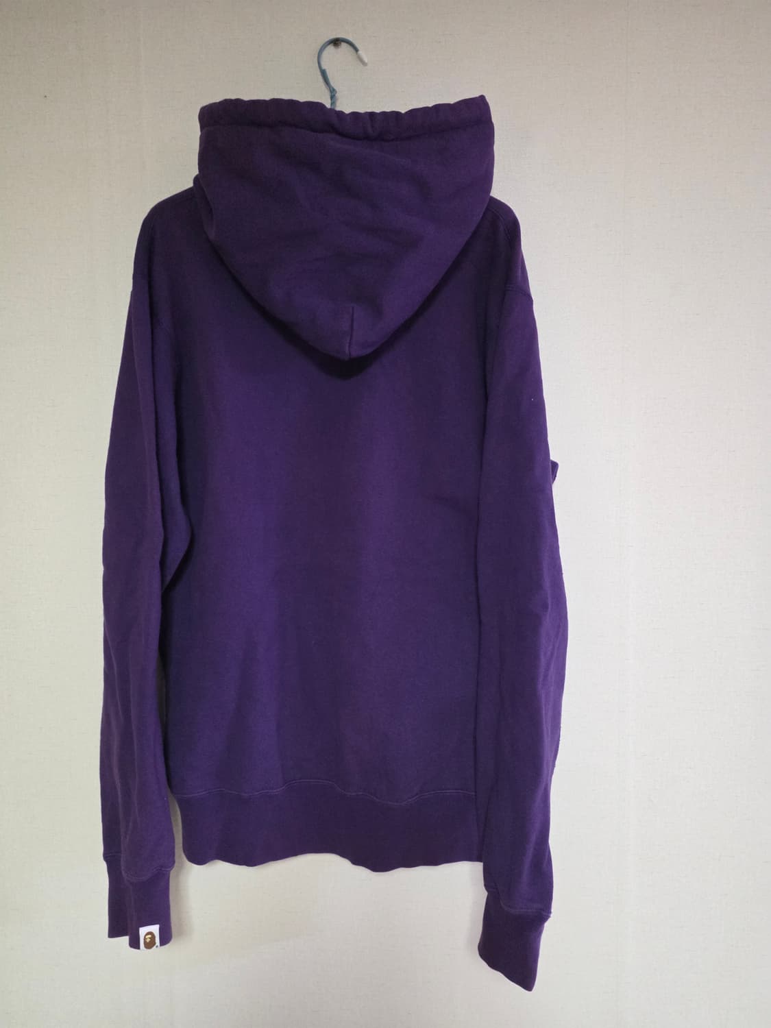 [XL] 베이프 미니사루 퍼플 후드티 상품이미지2