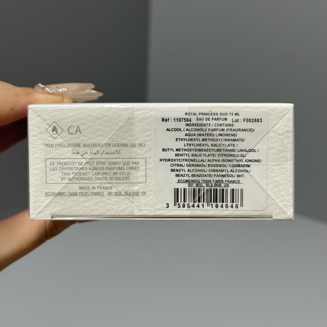 크리드 로열 프린세스 우드 향수 75ml 상품이미지3