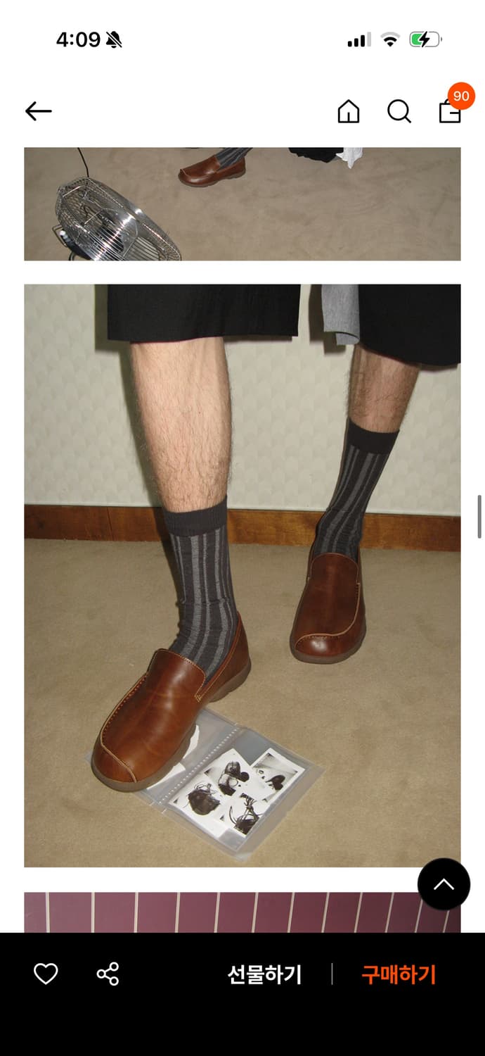 포기무디 남성로퍼 브라운 270-275 페니로퍼 상품이미지4