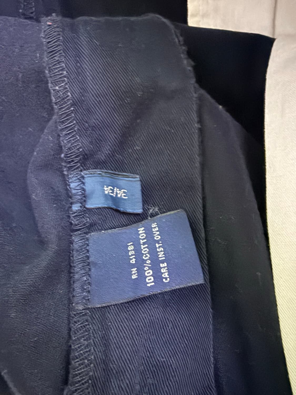 폴로 랄프로렌 네이비 면바지  상품이미지5