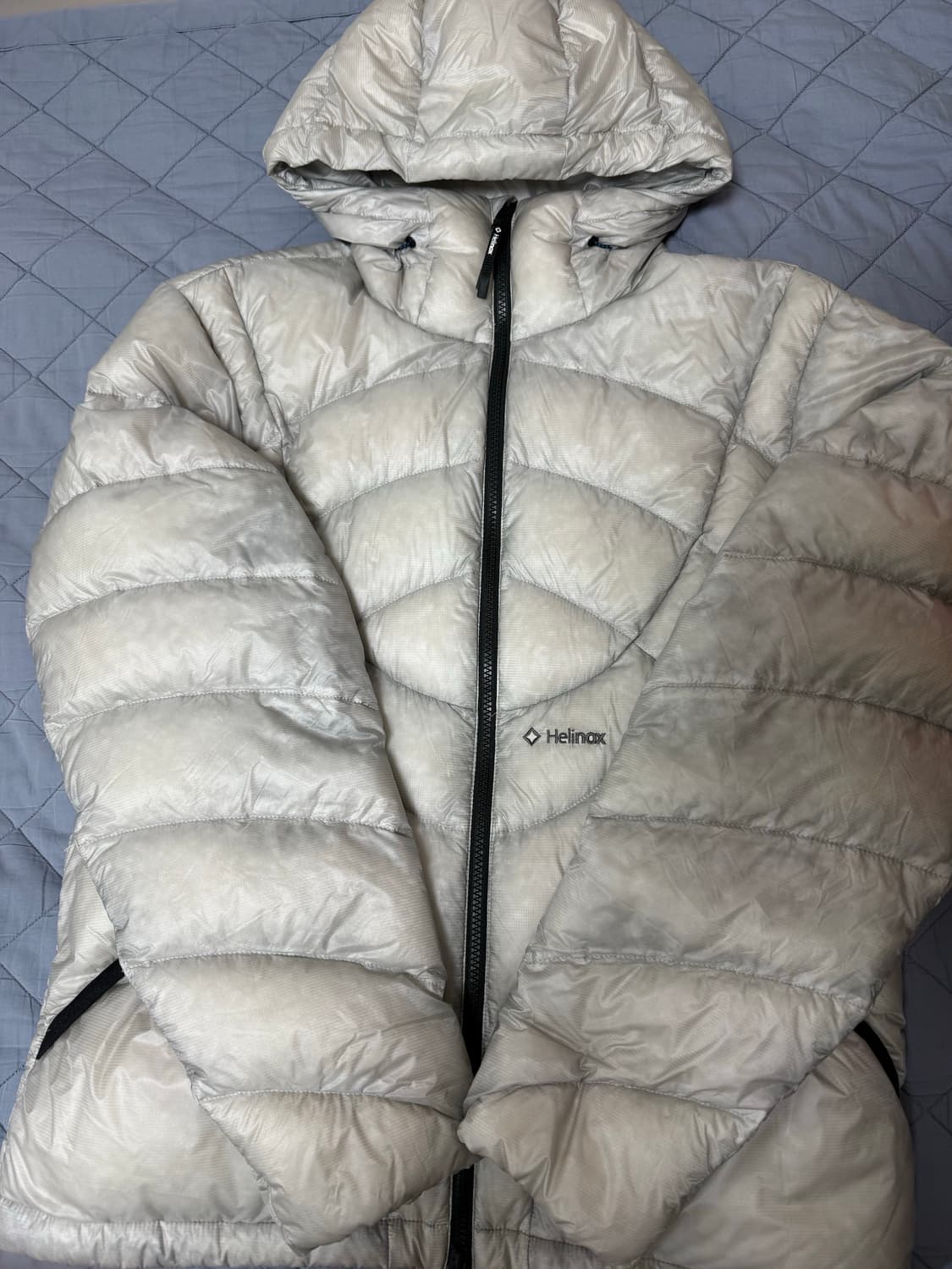 [L] 헬리녹스 웨어 이클립스 팩 다운 자켓 라이트 그레이 패딩 상품이미지1