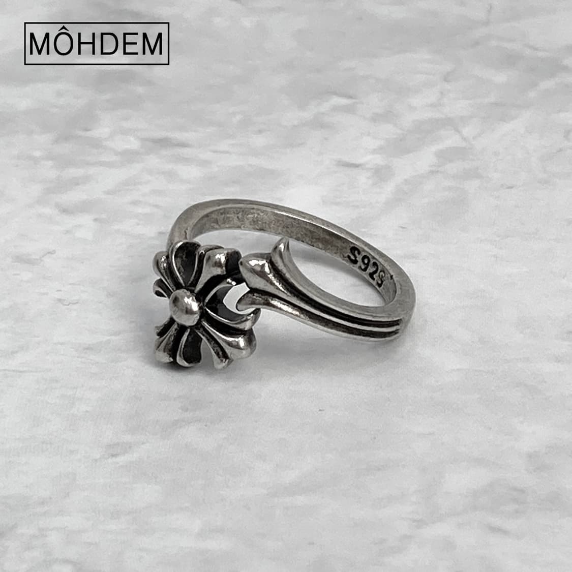 [Unisex] 크로스 링 실버 반지 상품이미지6